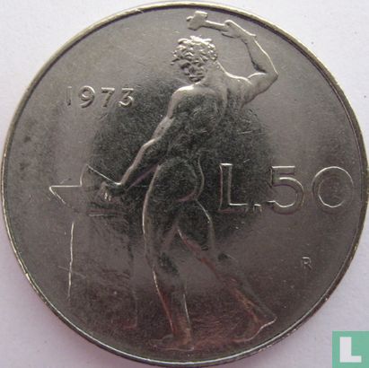 Italie 50 lire 1973 - Image 1