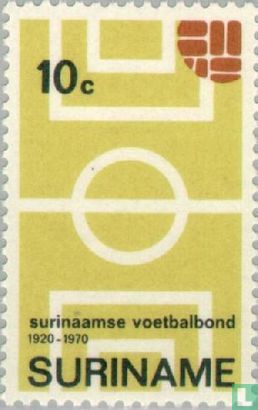 50 ans de l'association de football du Suriname