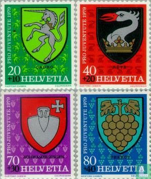 Heraldische Wappen - Pro Juventute