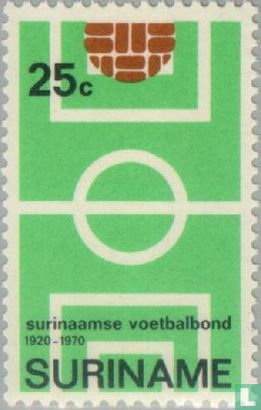 50 ans de l'association de football du Suriname