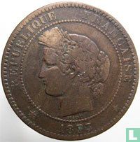France 10 centimes 1873 (K) - Image 1
