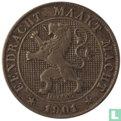 Belgique 5 centimes 1901 (NLD) - Image 1