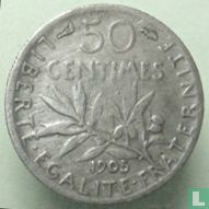 Frankrijk 50 centimes 1905 - Afbeelding 1