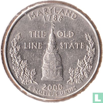Vereinigte Staaten ¼ Dollar 2000 (D) "Maryland" - Bild 1