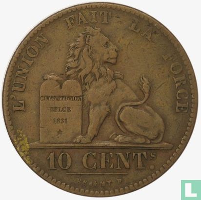 België 10 centimes 1848 - Afbeelding 2