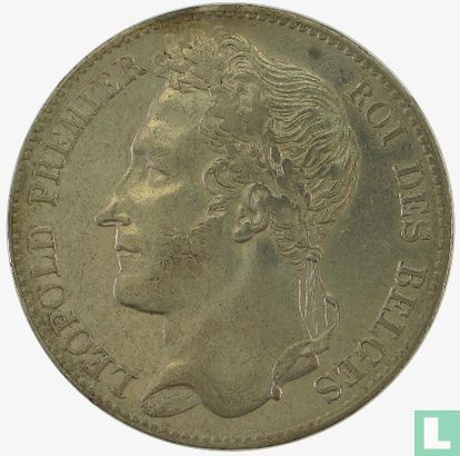 België 5 francs 1848 - Afbeelding 2