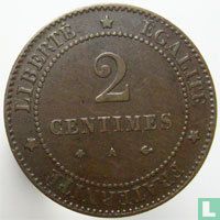 France 2 centimes 1878 (A) - Image 2