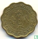 Hong Kong 20 cents 1980 - Image 1