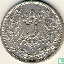 Duitse Rijk ½ mark 1905 (A) - Afbeelding 2
