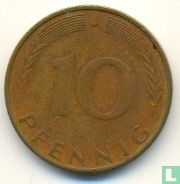 Duitsland 10 pfennig 1971 (J - groot muntteken) - Afbeelding 2