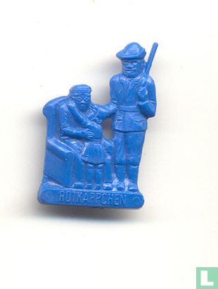 Rotkäppchen (avec grand-mère et chasseur) [bleu]