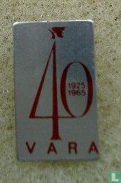 40 (ans) 1925-1965 Vara