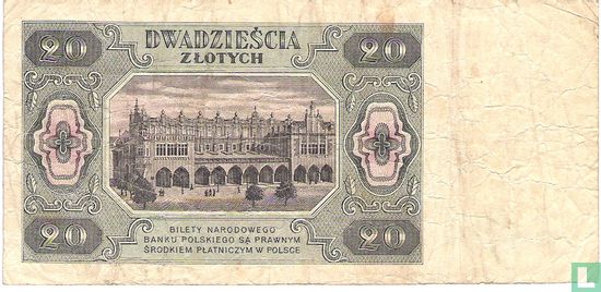 Poland 20 Zlotych 1948 - Image 2
