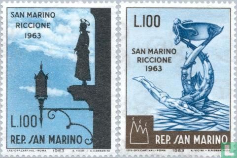 Postzegeltentoonstelling Riccione 