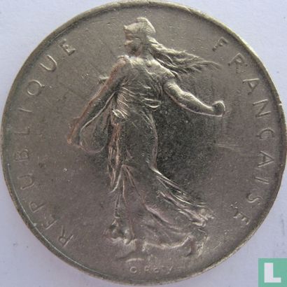 Frankreich 1 Franc 1966 - Bild 2
