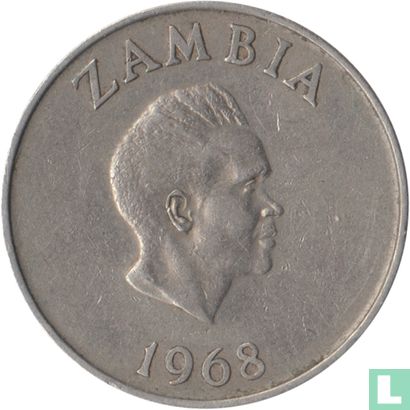 Zambie 10 ngwee 1968 - Image 1