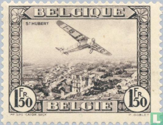 Fokker F.VII over cities