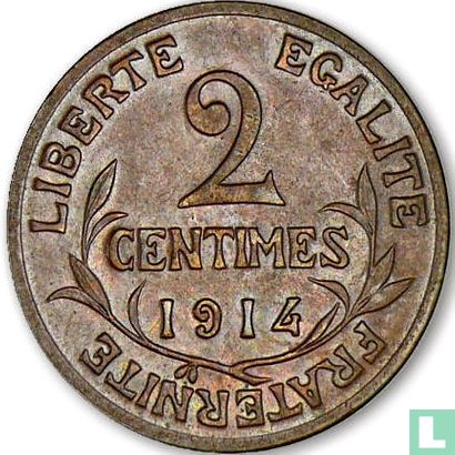 Frankrijk 2 centimes 1914 - Afbeelding 1
