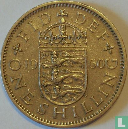 Verenigd Koninkrijk 1 shilling 1960 (engels) - Afbeelding 1