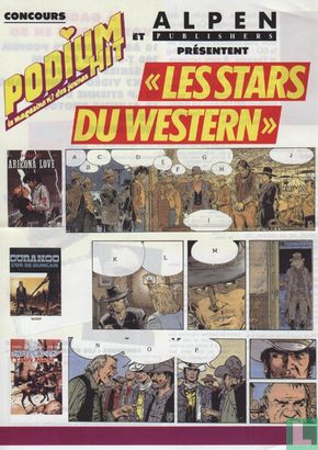Flyer "Les stars du western"