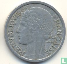 France 2 francs 1941 (aluminium) - Image 2