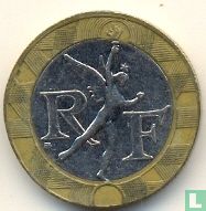 Frankreich 10 Franc 1992 (Wendeprägung) - Bild 2