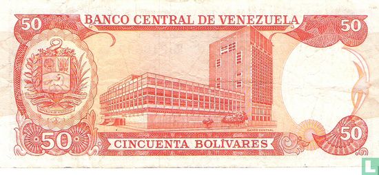 Venezuela 50 Bolívares 1992 - Afbeelding 2