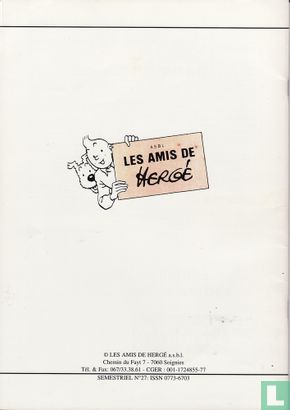 Les amis de Hergé 27 - Afbeelding 2