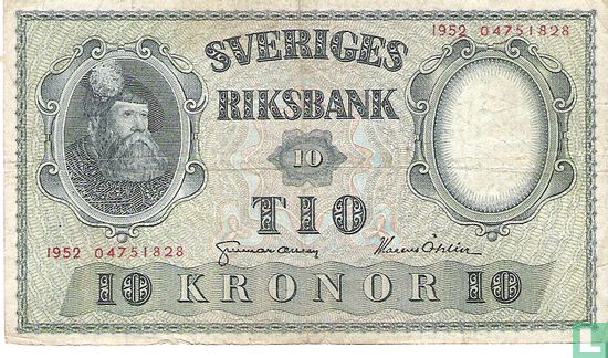Sweden 10 Kronor 1952 - Image 1