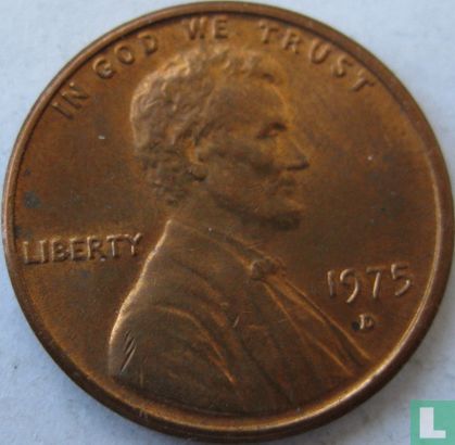 États-Unis 1 cent 1975 (D) - Image 1