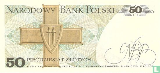 Pologne 50 Zlotych 1975 - Image 2