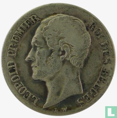 Belgique 20 centimes 1852 (L W) - Image 2