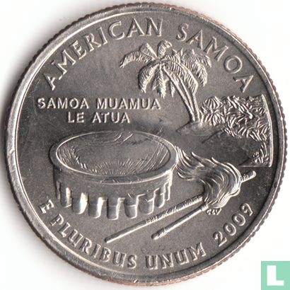 United States ¼ dollar 2009 (P) "American Samoa" - Image 1