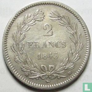 France 2 francs 1845 (BB) - Image 1