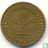 Duitsland 5 pfennig 1966 (J) - Afbeelding 1