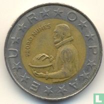 Portugal 100 escudos 1990 (5 vlakken op rand) - Afbeelding 2