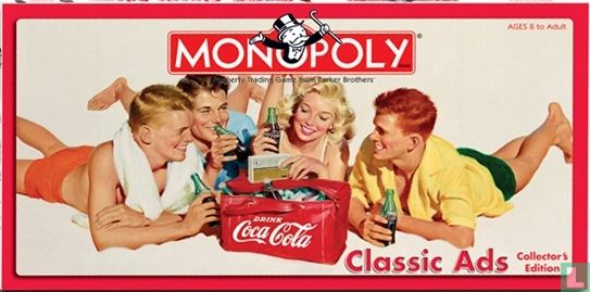 Monopoly Coca-Cola Classic Ads Collector's Edition - Image 1