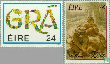 1989 LOVE Briefmarken (IER 249)