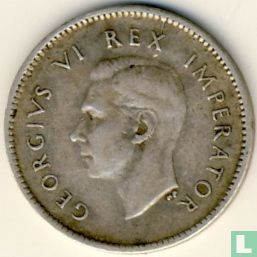 Afrique du Sud 3 pence 1938 - Image 2