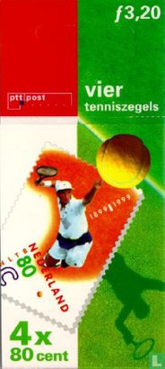 Quatre timbres de tennis - Image 1