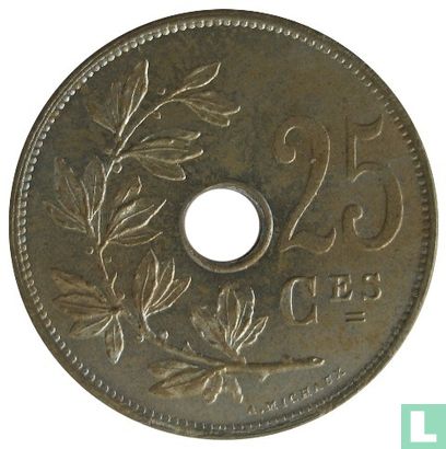 België 25 centimes 1927 (FRA) - Afbeelding 2