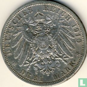 Pruisen 3 mark 1910 - Afbeelding 1