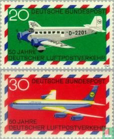 Trafic de poste aérienne 1919-1969