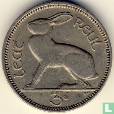 Ierland 3 pence 1942 - Afbeelding 2