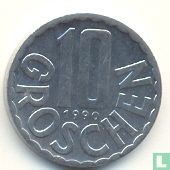 Oostenrijk 10 groschen 1990 - Afbeelding 1