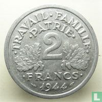 France 2 francs 1944 (B) - Image 1