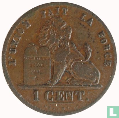 België 1 centime 1856 - Afbeelding 2