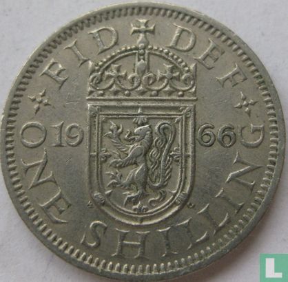 United Kingdom 1 shilling 1966 (scottish) - Image 1