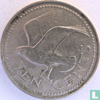 Barbados 10 Cent 1989 - Bild 2