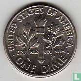États-Unis 1 dime 1988 (P) - Image 2